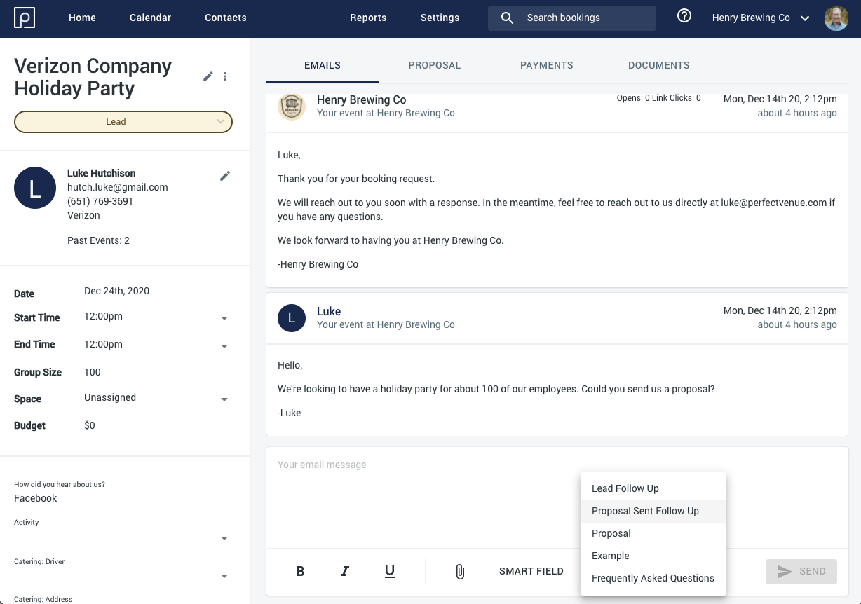 FREE Banquet Event Order (BEO) Template